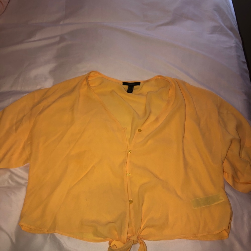 Forever 21- M blousy yellow top